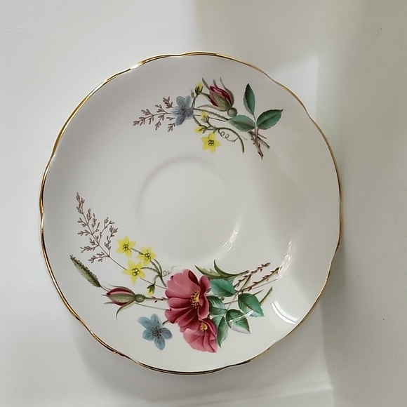 Regency English Wild Flowers Tea Cup & Saucer - Picture 2 of 9